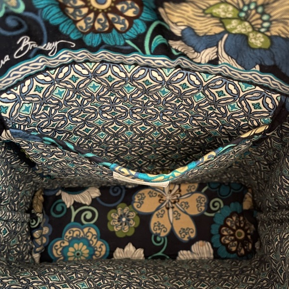 Vera Bradley Small Tote in Mod Floral Blue - Picture 6 of 11